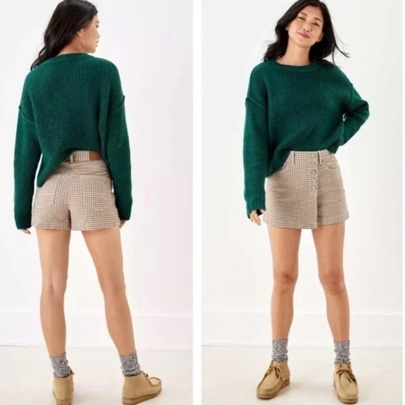 American Eagle Outfitters Plaid Mom Skort - Picture 1 of 3